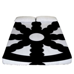 Dharmacakra Fitted Sheet (king Size) by abbeyz71