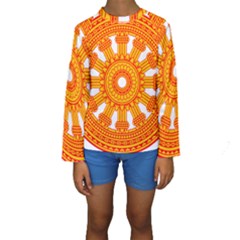 Dharmacakra Kids  Long Sleeve Swimwear