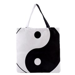 Yin & Yang Grocery Tote Bag by abbeyz71