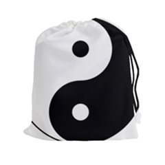 Yin & Yang Drawstring Pouches (xxl) by abbeyz71