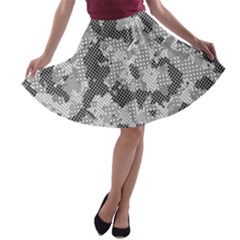 Camouflage Patterns A-line Skater Skirt