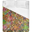 Multicolored Retro Spots Polka Dots Pattern Duvet Cover (California King Size) View1