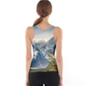 Snowy Andes Mountains, El Chalten Argentina Tank Top View2