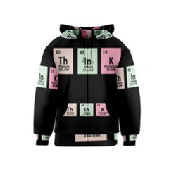 Think - Chemistry Kids  Zipper Hoodie by Valentinaart