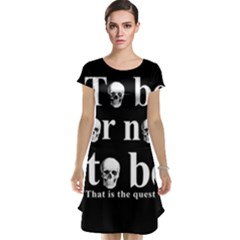 To Be Or Not To Be Cap Sleeve Nightdress by Valentinaart