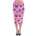 Matryoshka doll pattern Velvet Midi Pencil Skirt View1