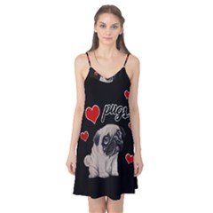 Love pugs Camis Nightgown