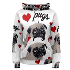 Love Pugs Women s Pullover Hoodie by Valentinaart