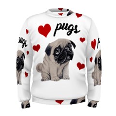 Love Pugs Men s Sweatshirt by Valentinaart