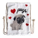 Love pugs Drawstring Bag (Large) View1