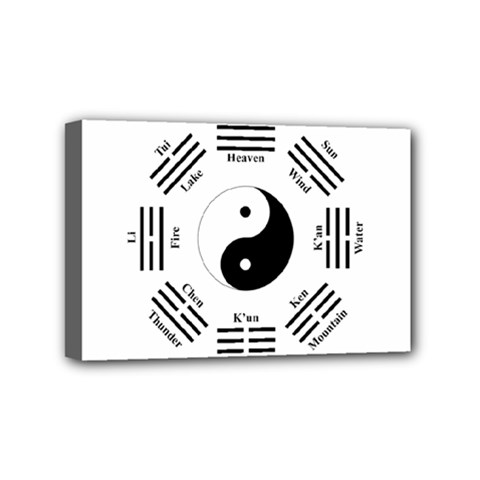 I Ching  Mini Canvas 6  X 4  by Valentinaart