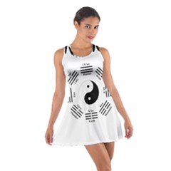 I Ching  Cotton Racerback Dress by Valentinaart