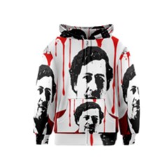 Pablo Escobar  Kids  Zipper Hoodie by Valentinaart