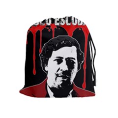 Pablo Escobar  Drawstring Pouches (extra Large) by Valentinaart