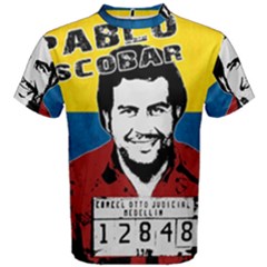 Pablo Escobar Men s Cotton Tee by Valentinaart