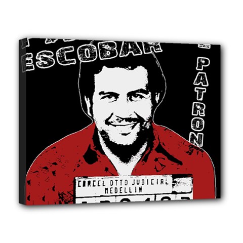 Pablo Escobar Canvas 14  X 11  by Valentinaart