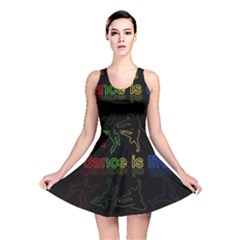 Dance Is Life Reversible Skater Dress by Valentinaart