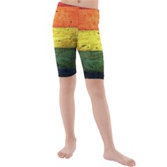 Five Wall Colour Kids  Mid Length Swim Shorts