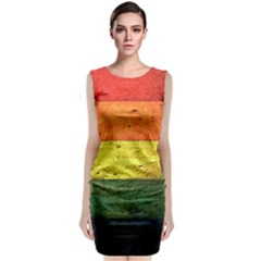 Five Wall Colour Sleeveless Velvet Midi Dress