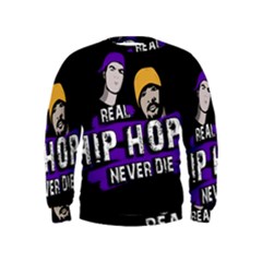 Real Hip Hop Never Die Kids  Sweatshirt by Valentinaart