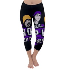 Real Hip Hop Never Die Capri Winter Leggings  by Valentinaart