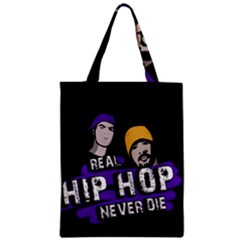 Real Hip Hop Never Die Zipper Classic Tote Bag by Valentinaart