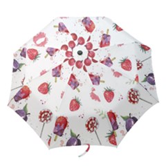 Hand Painted Summer Background  Folding Umbrellas by TastefulDesigns