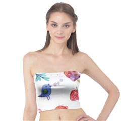 Hand Painted Summer Background  Tube Top by TastefulDesigns