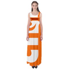 Om Symbol In Jainism  Empire Waist Maxi Dress by abbeyz71