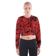 Pattern Cropped Sweatshirt by Valentinaart