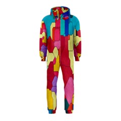 Colorful Leather Pieces             Hooded Jumpsuit (kids)