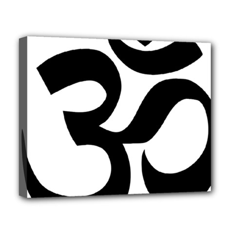 Hindu Om Symbol  Deluxe Canvas 20  X 16   by abbeyz71