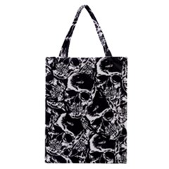 Skulls Pattern Classic Tote Bag by ValentinaDesign