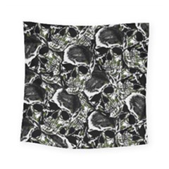 Skulls Pattern Square Tapestry (small) by ValentinaDesign