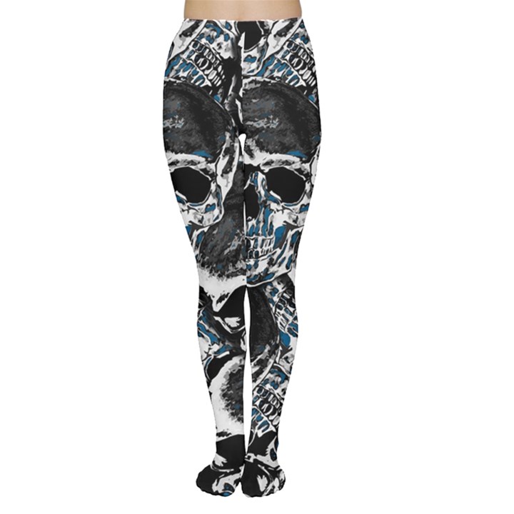 Skulls pattern Women s Tights