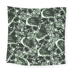 Skull Pattern Square Tapestry (large) by ValentinaDesign