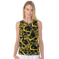 Skull pattern Women s Basketball Tank Top