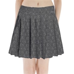 Floral pattern Pleated Mini Skirt