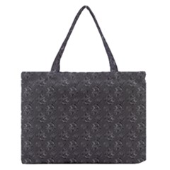 Floral pattern Medium Zipper Tote Bag