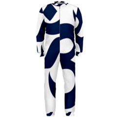 Hindu Om Symbol (dark Blue) Onepiece Jumpsuit (men)  by abbeyz71