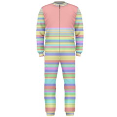 All Ratios Color Rainbow Pink Yellow Blue Green Onepiece Jumpsuit (men)  by Mariart