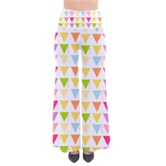 Bunting Triangle Color Rainbow Pants by Mariart