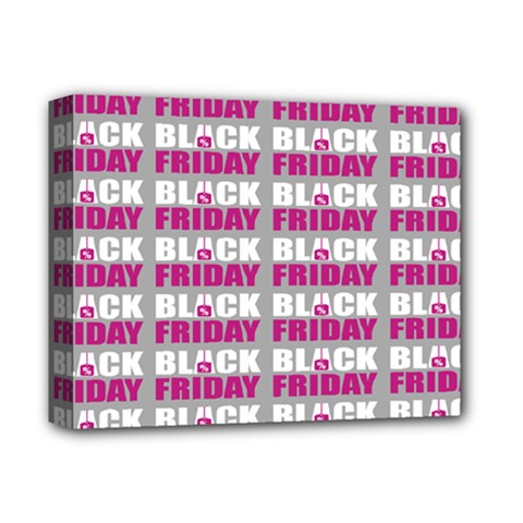 Black Friday Sale White Pink Disc Deluxe Canvas 14  X 11 