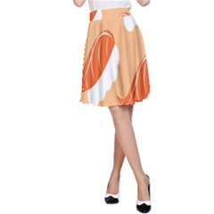 Fish Eat Japanese Sushi A-Line Skirt