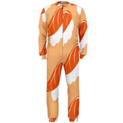 Fish Eat Japanese Sushi Onepiece Jumpsuit (men)  by Mariart