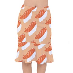 Fish Eat Japanese Sushi Mermaid Skirt by Mariart