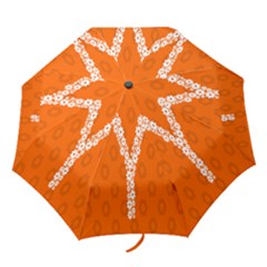 Iron Orange Y Combinator Gears Folding Umbrellas by Mariart