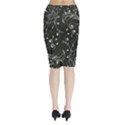 Floral design Midi Wrap Pencil Skirt View2