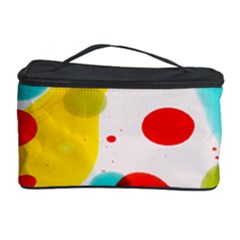 Polkadot Color Rainbow Red Blue Yellow Green Cosmetic Storage Case by Mariart