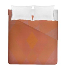 Live Three Term Side Card Orange Pink Polka Dot Chevron Wave Duvet Cover Double Side (full/ Double Size) by Mariart